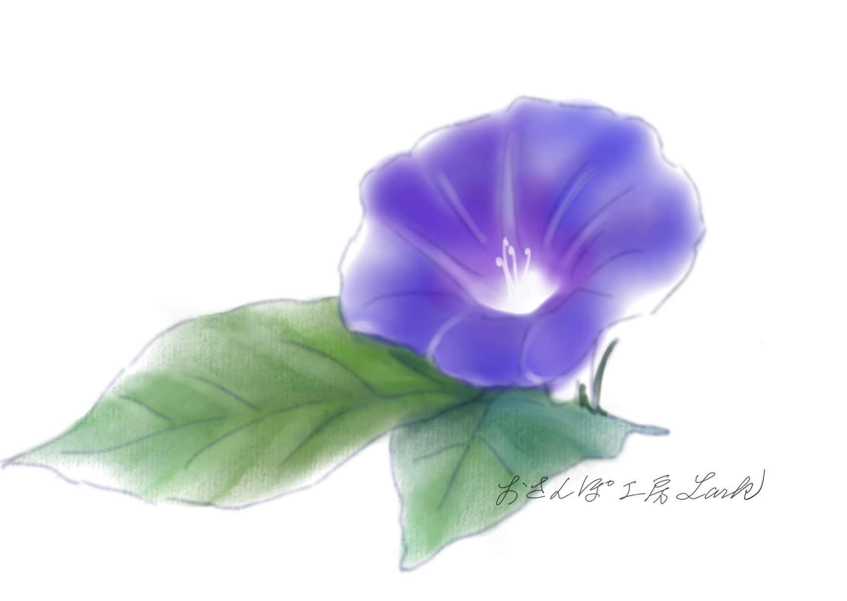 Osampokoubou Flower Art お雛様 ゆきすも花絵 チャレンジ Pc画